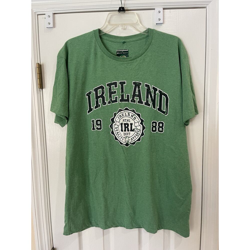 NWT Cara Craft Green Ireland T Shirt Size XL